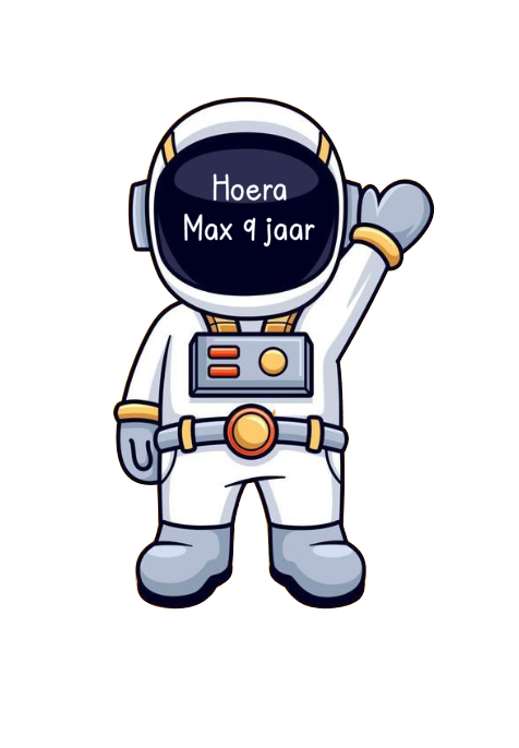 Sluitsticker Astronauten