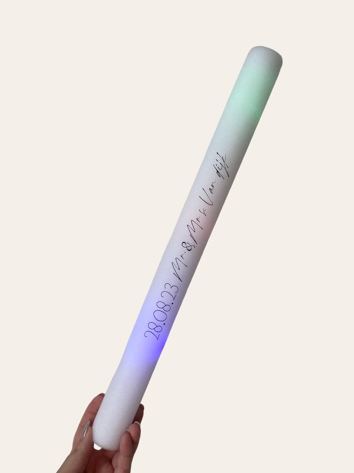 Glowstick gepersonaliseerd