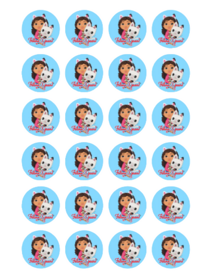 Sluitsticker Gaby cat