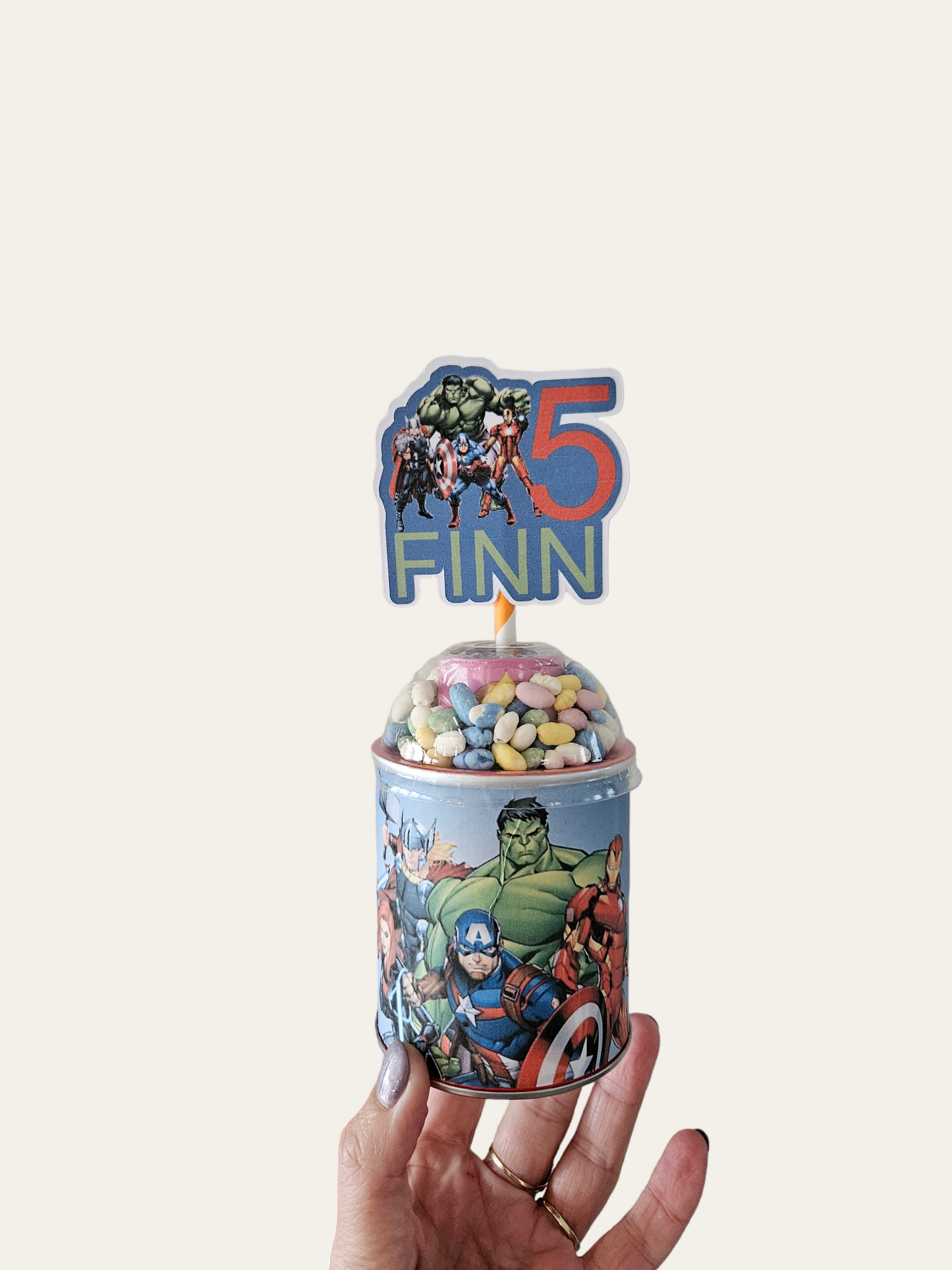 Pringles busje Avengers