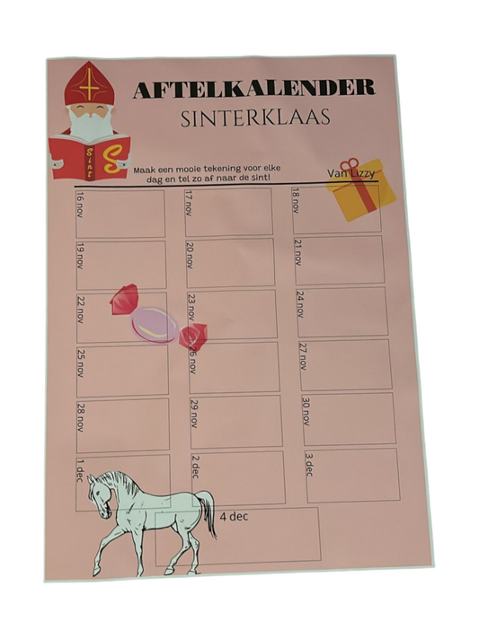 Sinterklaas aftelkalender