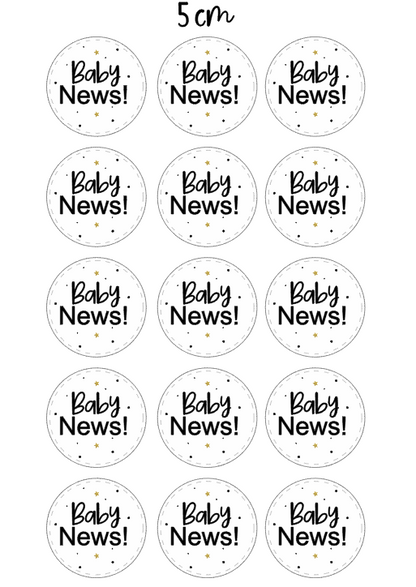 Sluitsticker baby news