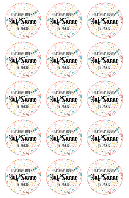 Sluitsticker Confetti